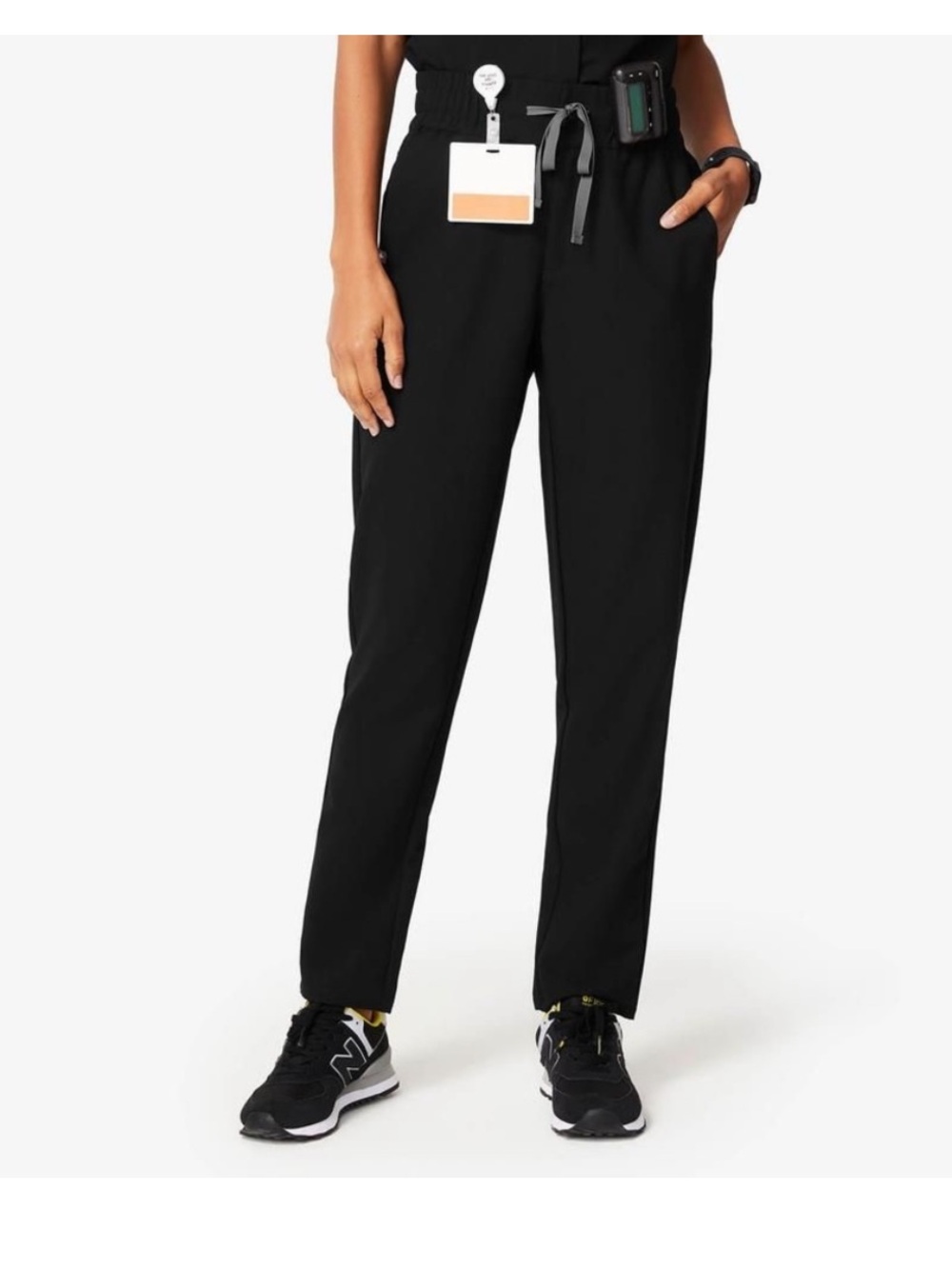 Figs Limited Edition Black Tilpa High Rise Scrub Pants